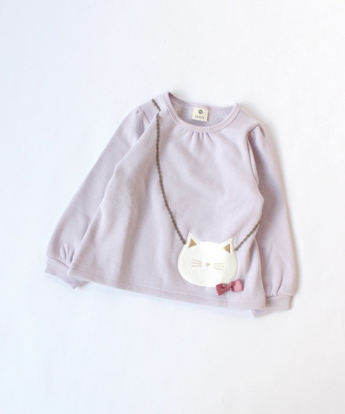 SKAPE（エスケープ）の「ﾈｺﾎﾟｼｪｯﾄﾄﾚｰﾅｰ（スウェット・キッズ・パープル/ピンク・90cm/110cm/100cm/120cm/130cm）」の7枚目の写真