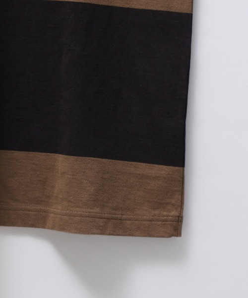 JEANASIS（ジーナシス）の「アソートボーダーBIGLST/958390（Tシャツ/カットソー・レディース・ブラウン系その他/ブルー系その他/ブラック系その他/グリーン系その他/グレー系その他/ホワイト系その他・FREE）」の21枚目の写真