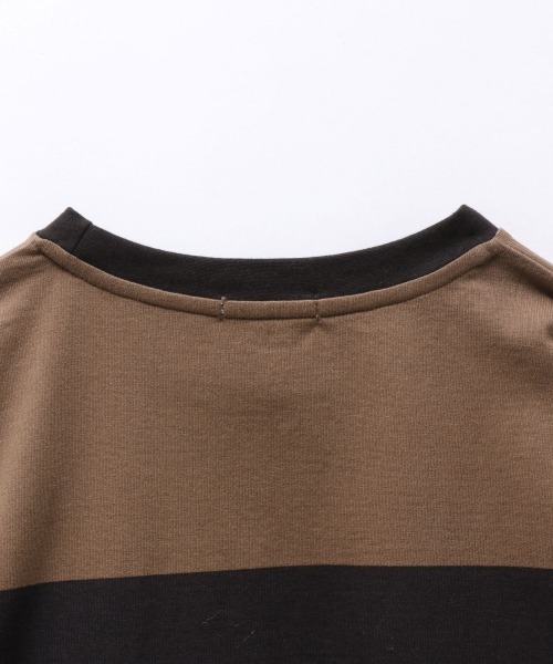 JEANASIS（ジーナシス）の「アソートボーダーBIGLST/958390（Tシャツ/カットソー・レディース・ブラウン系その他/ブルー系その他/ブラック系その他/グリーン系その他/グレー系その他/ホワイト系その他・FREE）」の19枚目の写真