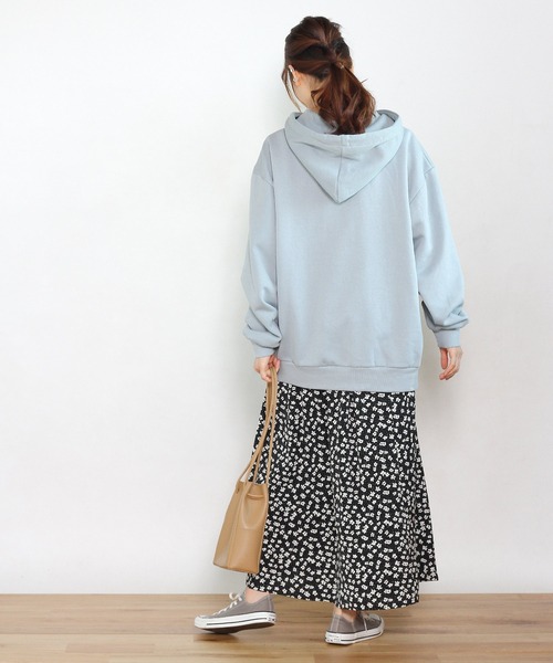 Crisp(クリスプ)の「ビッグフーディー(パーカー・レディース・チャコールグレー/ブルー/アイボリー・FREE)」の9枚目の写真