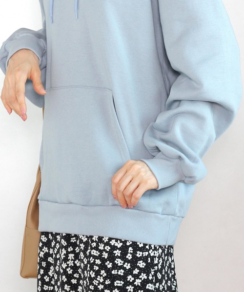Crisp(クリスプ)の「ビッグフーディー(パーカー・レディース・チャコールグレー/ブルー/アイボリー・FREE)」の15枚目の写真