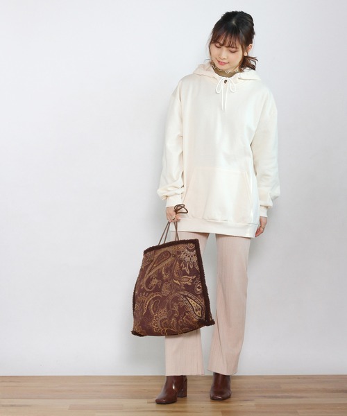 Crisp(クリスプ)の「ビッグフーディー(パーカー・レディース・チャコールグレー/ブルー/アイボリー・FREE)」の16枚目の写真