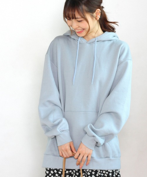 Crisp(クリスプ)の「ビッグフーディー(パーカー・レディース・チャコールグレー/ブルー/アイボリー・FREE)」の10枚目の写真