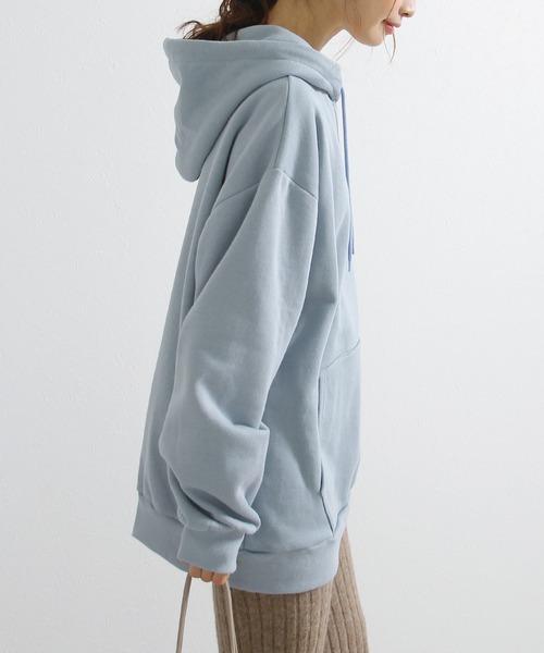 Crisp(クリスプ)の「ビッグフーディー(パーカー・レディース・チャコールグレー/ブルー/アイボリー・FREE)」の7枚目の写真