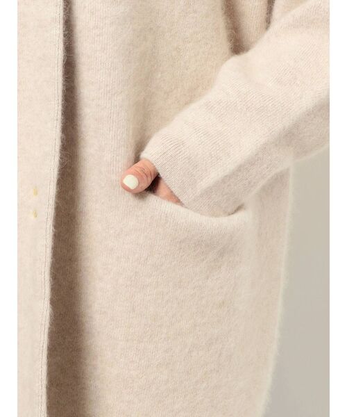 LAGUNAMOON(ラグナムーン)の「ラクーン配色ニットカーディガン(カーディガン/ボレロ・レディース・ベージュ/イエロー/アイボリー・FREE)」の10枚目の写真