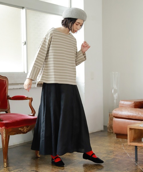 studio CLIP（スタディオクリップ）の「ストラップバレエシューズ（バレエシューズ・レディース・ブラック/その他1・LARGE/MEDIUM）」の9枚目の写真