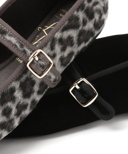 studio CLIP（スタディオクリップ）の「ストラップバレエシューズ（バレエシューズ・レディース・ブラック/その他1・LARGE/MEDIUM）」の4枚目の写真