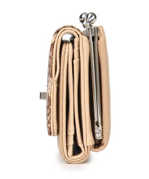 jouetie（ジュエティ）の「【jouetie/ジュエティ】　回転金具　ガマ口ミニ財布（財布・レディース・ブラック/アイボリー/グレー系その他/ベージュ系その他/ブルー系その他/ピンク系その他/ワイン系/ダークブラウン系/ベージュ系/ダークグリーン系/ダークグリーン系1/カーキ系/ネイビー系・FREE）」の20枚目の写真