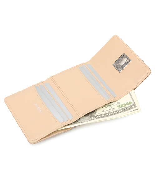 jouetie（ジュエティ）の「【jouetie/ジュエティ】　回転金具　ガマ口ミニ財布（財布・レディース・ブラック/アイボリー/グレー系その他/ベージュ系その他/ブルー系その他/ピンク系その他/ワイン系/ダークブラウン系/ベージュ系/ダークグリーン系/ダークグリーン系1/カーキ系/ネイビー系・FREE）」の15枚目の写真