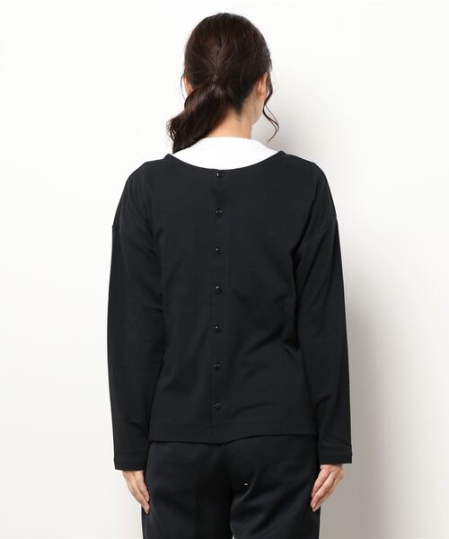 sm2rhythm（サマンサモスモスリズム）の「スムース前後着カーディガン（カーディガン/ボレロ・レディース・ホワイト/ブラック/グレー/オレンジ・ﾌﾘ-）」の6枚目の写真