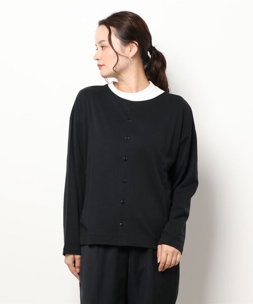 sm2rhythm（サマンサモスモスリズム）の「スムース前後着カーディガン（カーディガン/ボレロ・レディース・ホワイト/ブラック/グレー/オレンジ・ﾌﾘ-）」の7枚目の写真