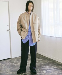 【nowm】STAND COLLAR MILITARY JACKET M-65 / スタンドカラー ミリタリー ジャケット