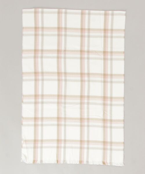 GAP（ギャップ）の「プリント フリンジスカーフ（ストール/ショール・レディース・グレー/ワイン/アイボリー・ONE SIZE）」の6枚目の写真