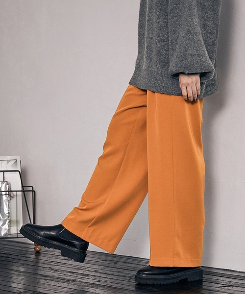 PBLIM（ページボーイリム）の「【PAGEBOYLIM】ワイドトラウザー（その他パンツ・レディース・ピンク/ブルー/ブラック系その他/ブラック/オレンジ/グリーン系その他4・MEDIUM/LARGE）」の18枚目の写真