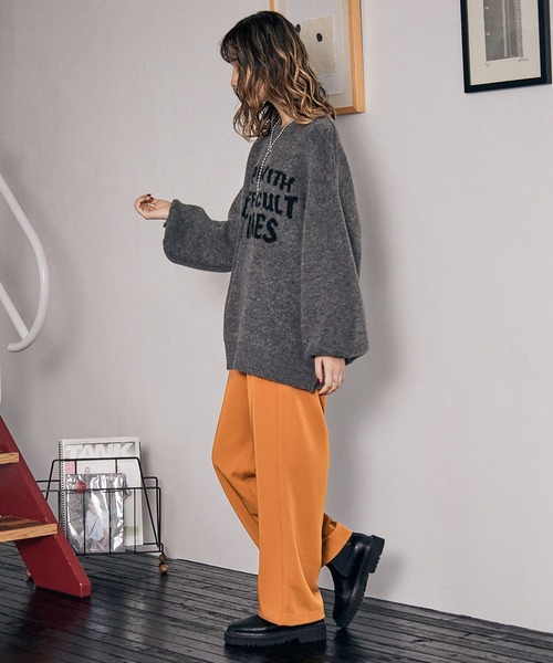 PBLIM（ページボーイリム）の「【PAGEBOYLIM】ワイドトラウザー（その他パンツ・レディース・ピンク/ブルー/ブラック系その他/ブラック/オレンジ/グリーン系その他4・MEDIUM/LARGE）」の20枚目の写真