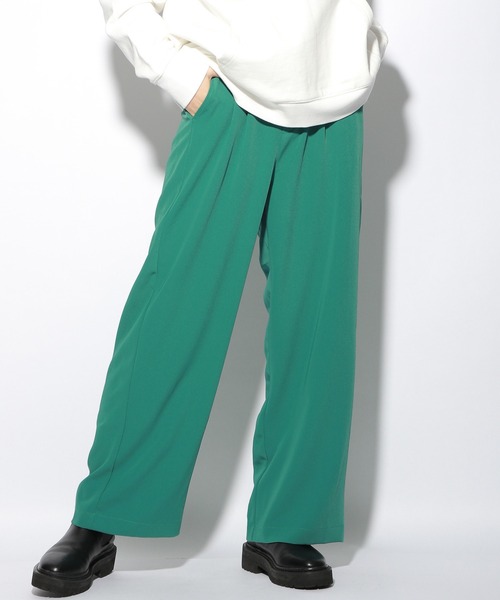 PBLIM（ページボーイリム）の「【PAGEBOYLIM】ワイドトラウザー（その他パンツ・レディース・ピンク/ブルー/ブラック系その他/ブラック/オレンジ/グリーン系その他4・MEDIUM/LARGE）」の10枚目の写真