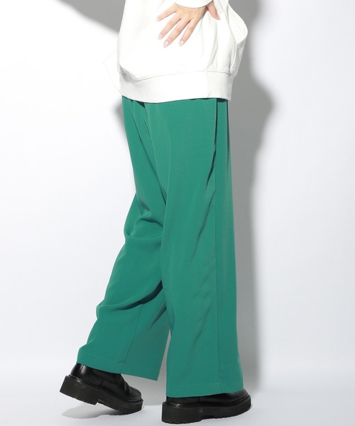 PBLIM（ページボーイリム）の「【PAGEBOYLIM】ワイドトラウザー（その他パンツ・レディース・ピンク/ブルー/ブラック系その他/ブラック/オレンジ/グリーン系その他4・MEDIUM/LARGE）」の11枚目の写真