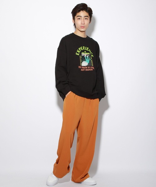 PBLIM（ページボーイリム）の「【PAGEBOYLIM】ワイドトラウザー（その他パンツ・レディース・ピンク/ブルー/ブラック系その他/ブラック/オレンジ/グリーン系その他4・MEDIUM/LARGE）」の9枚目の写真