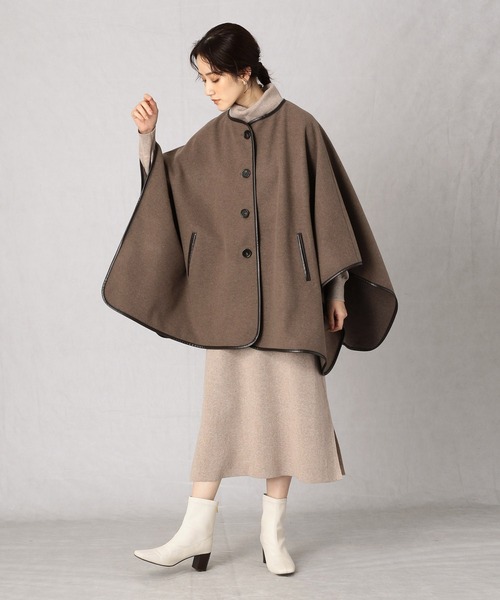 Comme　Ca　Mature（コムサマチュア）の「【セットアップ対応】Ａラインリブスカート（スカート・レディース・ブラック/チャコール/ベージュ・FREE）」の9枚目の写真