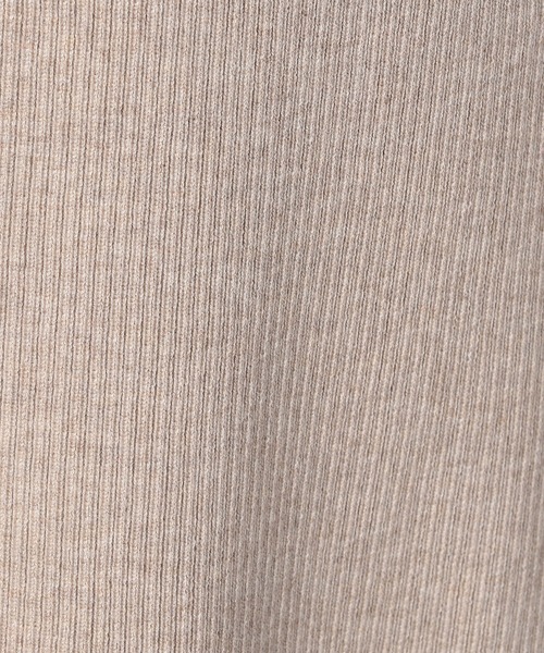 Comme　Ca　Mature（コムサマチュア）の「【セットアップ対応】Ａラインリブスカート（スカート・レディース・ブラック/チャコール/ベージュ・FREE）」の14枚目の写真