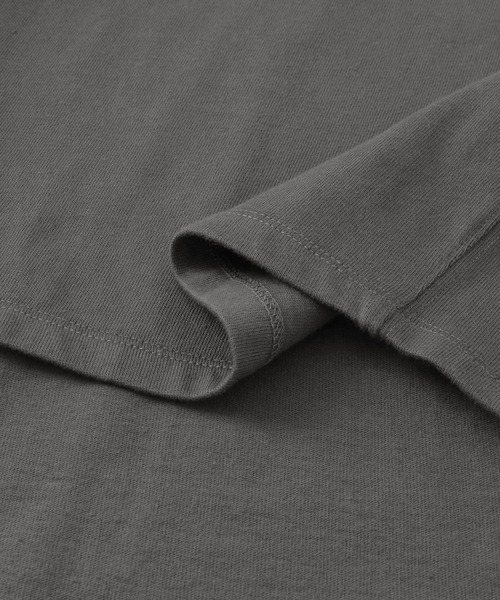 KBF（ケイビーエフ）の「ドルマンBIGロンTシャツ（Tシャツ/カットソー・レディース・チャコールグレー/アイボリー/ピンク・ONE）」の11枚目の写真