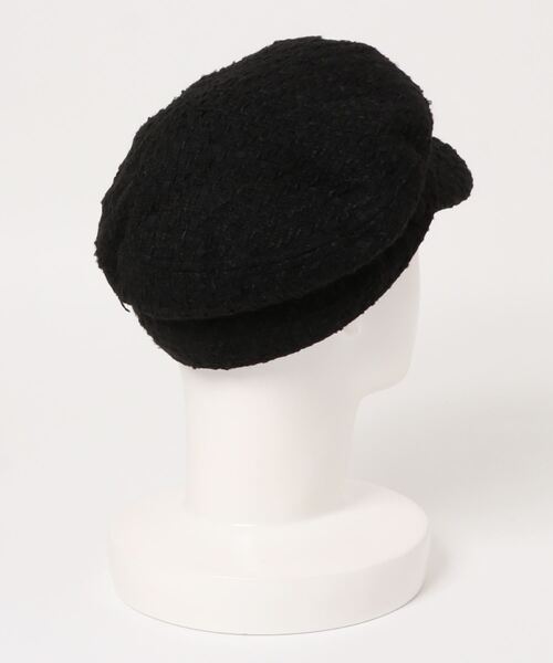 EDIT COLOGNE（エディットコロン）の「ツイードマリンキャス（キャスケット・レディース・ブラック/ホワイト系その他・ﾌﾘ-）」の3枚目の写真