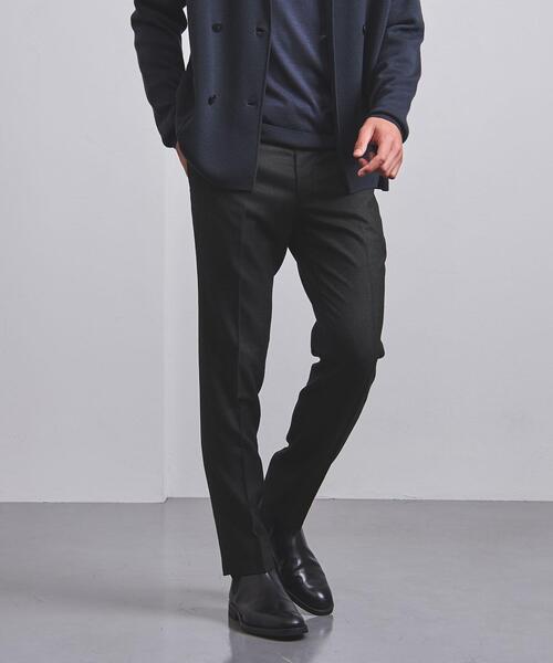 UNITED ARROWS（ユナイテッドアローズ）の「＜UNITED ARROWS＞ ライトサキソニー ソリッド ハーフギャザー イージーパンツ（その他パンツ・メンズ・グレー/ダークグレー・50/52/42/44/46/48）」の2枚目の写真