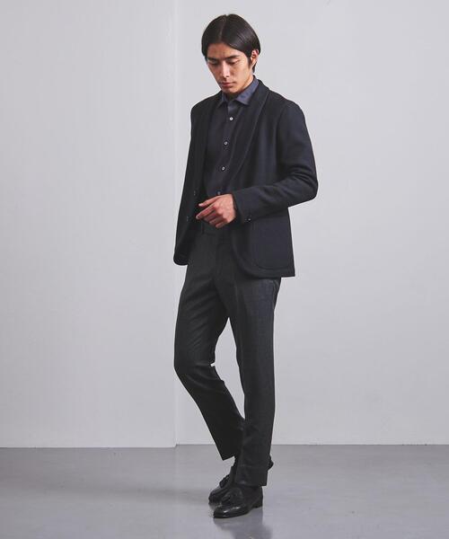 UNITED ARROWS（ユナイテッドアローズ）の「＜UNITED ARROWS＞ ライトサキソニー ソリッド ハーフギャザー イージーパンツ（その他パンツ・メンズ・グレー/ダークグレー・50/52/42/44/46/48）」の13枚目の写真