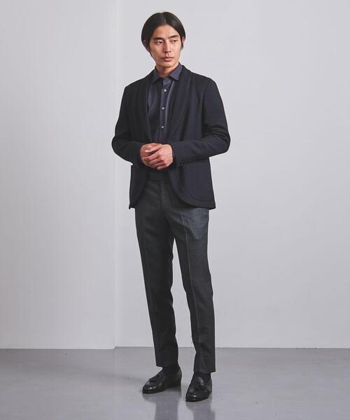 UNITED ARROWS（ユナイテッドアローズ）の「＜UNITED ARROWS＞ ライトサキソニー ソリッド ハーフギャザー イージーパンツ（その他パンツ・メンズ・グレー/ダークグレー・50/52/42/44/46/48）」の14枚目の写真