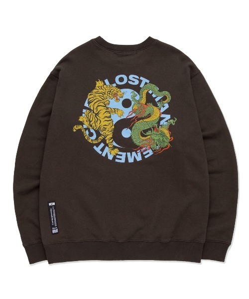 LMCの「【LMC】YINYANG SWEATSHIRT / エルエムシー 陰陽 グラフィック スウェットシャツ(スウェット・メンズ・ブラック/ブラウン・SMALL/MEDIUM/LARGE/X-LARGE)」の2枚目の写真