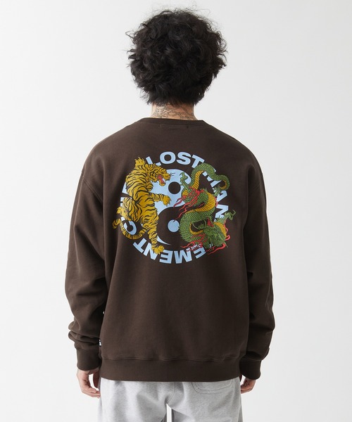 LMCの「【LMC】YINYANG SWEATSHIRT / エルエムシー 陰陽 グラフィック スウェットシャツ(スウェット・メンズ・ブラック/ブラウン・SMALL/MEDIUM/LARGE/X-LARGE)」の3枚目の写真