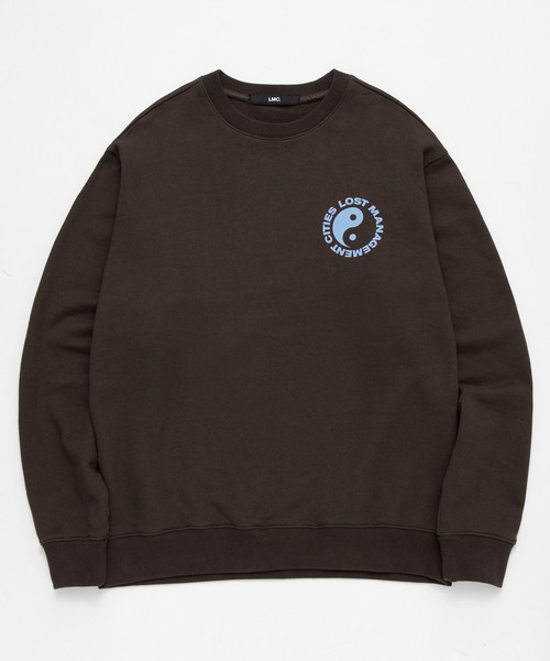 LMCの「【LMC】YINYANG SWEATSHIRT / エルエムシー 陰陽 グラフィック スウェットシャツ(スウェット・メンズ・ブラック/ブラウン・SMALL/MEDIUM/LARGE/X-LARGE)」の4枚目の写真