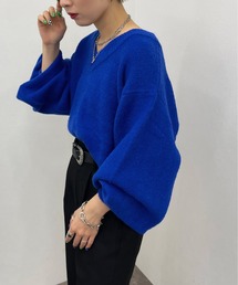 apres jour mignon | ショートVネックモチモチニットプルオーバー【ZOZOTOWN限定アイテム】(ニット/セーター)