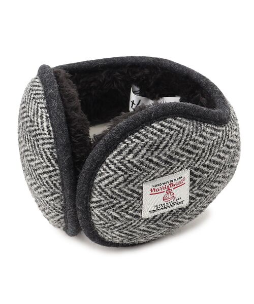 HARRIS TWEED（ハリスツイード）の「◆【WEB限定】ハリスツイード生地使用 イヤーマフラー / Harris Tweed（イヤーマフ・メンズ・グレー系1/ブラック系1・00）」の7枚目の写真