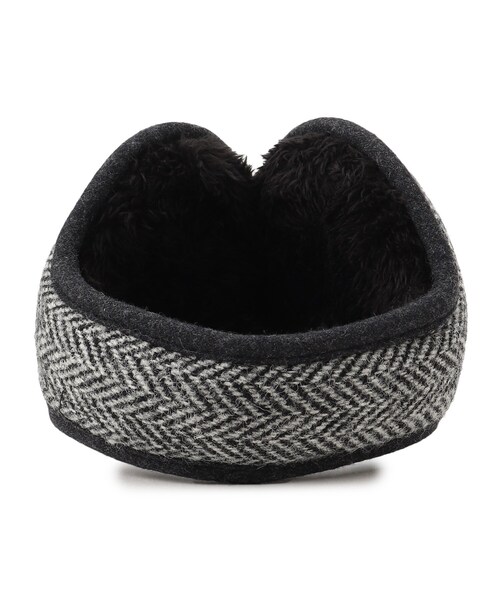 HARRIS TWEED（ハリスツイード）の「◆【WEB限定】ハリスツイード生地使用 イヤーマフラー / Harris Tweed（イヤーマフ・メンズ・グレー系1/ブラック系1・00）」の5枚目の写真