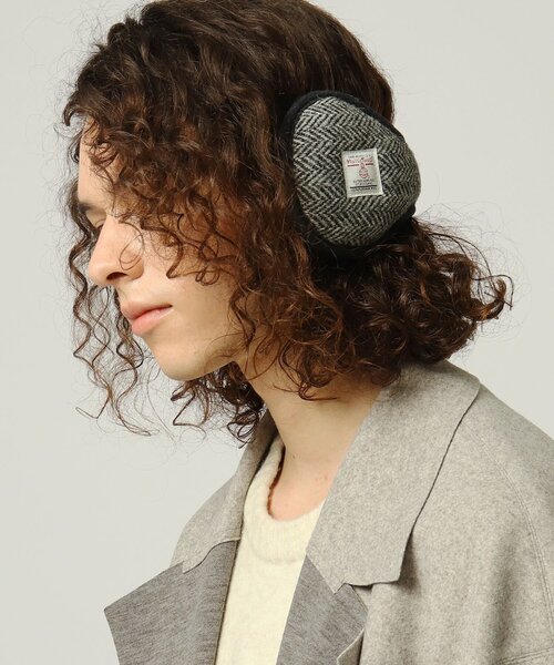 HARRIS TWEED（ハリスツイード）の「◆【WEB限定】ハリスツイード生地使用 イヤーマフラー / Harris Tweed（イヤーマフ・メンズ・グレー系1/ブラック系1・00）」の10枚目の写真