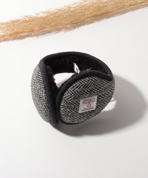 HARRIS TWEED（ハリスツイード）の「◆【WEB限定】ハリスツイード生地使用 イヤーマフラー / Harris Tweed（イヤーマフ・メンズ・グレー系1/ブラック系1・00）」の11枚目の写真