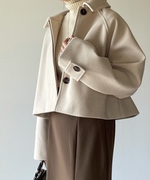 y/m by misato | フェイクウールステンカラーショートジャケット(その他アウター)