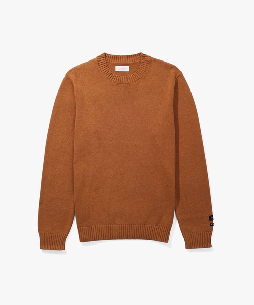 Saturdays NYC(サタデーズ ニューヨークシティ )の「Greg Sweater(ニット/セーター・メンズ・ダークブラウン/レッド・L/M/S/XL/X-SMALL)」の1枚目の写真