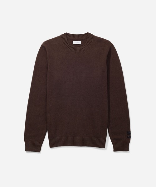 Saturdays NYC(サタデーズ ニューヨークシティ )の「Greg Sweater(ニット/セーター・メンズ・ダークブラウン/レッド・L/M/S/XL/X-SMALL)」の2枚目の写真