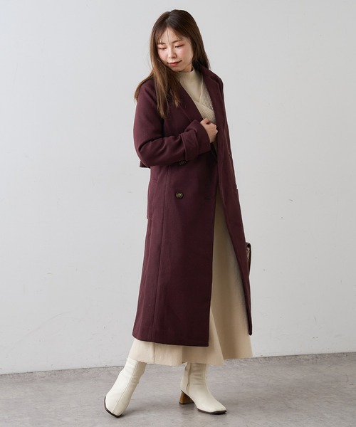 natural couture プチナチュ ロングコート グリーン Sサイズ natural couture プチナチュ ロングコート グリーン Sサイズ
