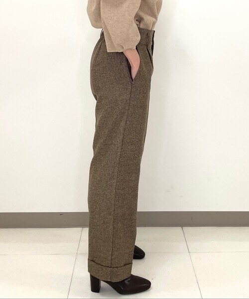 DRESKIP（ドレスキップ）の「◆ツイードヘリンボーンパンツ（その他パンツ・レディース・ライトベージュ/ブラック/ダークブラウン・02/03/04）」の11枚目の写真