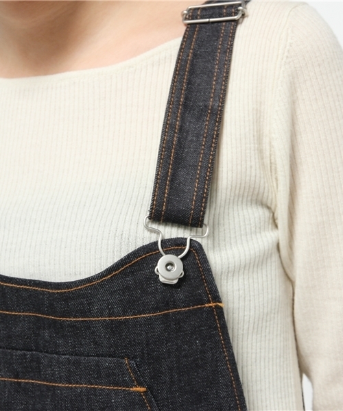 Sheta（シータ）の「ボーイズオーバーオール（デニムパンツ・レディース・インディゴブルー・FREE）」の6枚目の写真