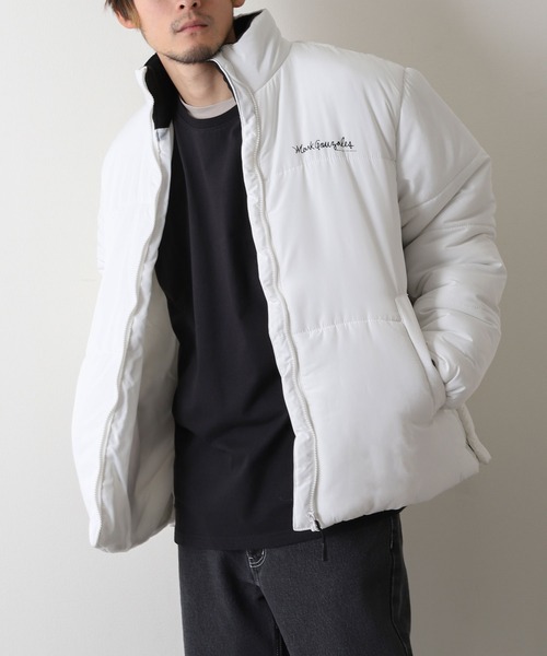Mark Gonzales(マーク・ゴンザレス)の「【別注】【Mark Gonzales】中綿ダウンジャケット/ブルゾン(ダウンジャケット/コート・メンズ・ホワイト/ブラック/カーキ/クリーム・MEDIUM/LARGE)」の7枚目の写真