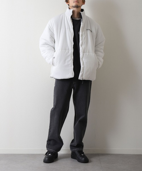 Mark Gonzales(マーク・ゴンザレス)の「【別注】【Mark Gonzales】中綿ダウンジャケット/ブルゾン(ダウンジャケット/コート・メンズ・ホワイト/ブラック/カーキ/クリーム・MEDIUM/LARGE)」の6枚目の写真
