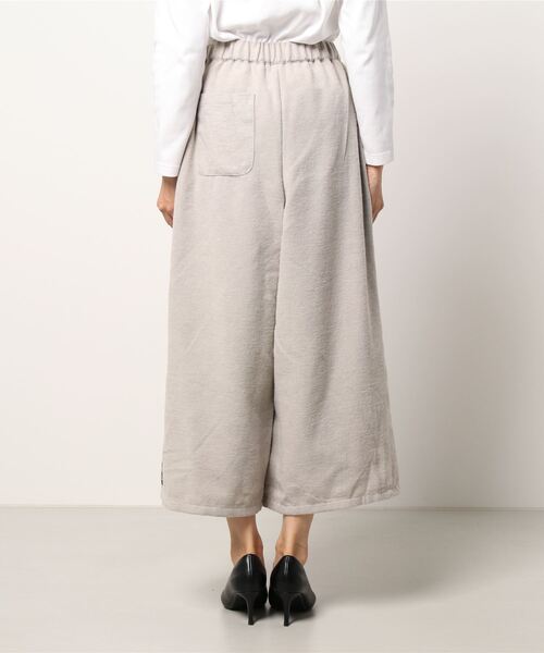 Samansa Mos2(サマンサ モスモス)の「ウールライクカルゼ柄アソートワイドパンツ(その他パンツ・レディース・チャコール/ベージュ/グレー/キナリ・フリ-)」の6枚目の写真