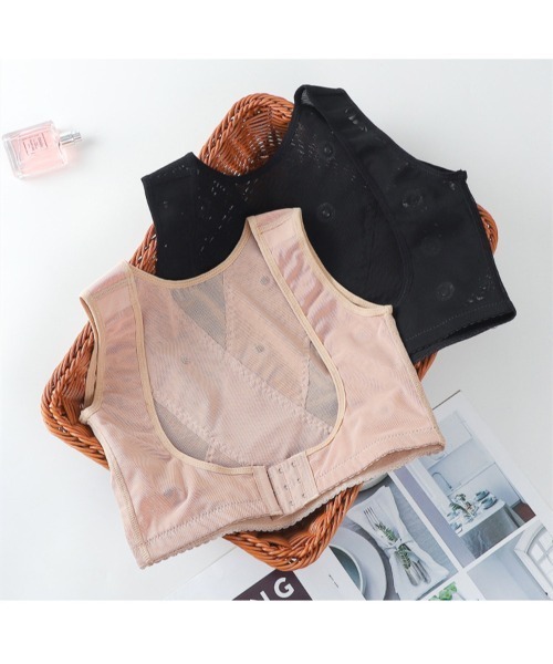 おしゃれスタ(オシャレスタ)の「美バスト柔らかコルセット 姿勢矯正【補正下着】(ナイトブラ・レディース・ブラック/ベージュ・M/L/XL/XXL)」の11枚目の写真