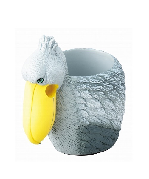 BIRTHDAY BAR（バースデイバー）の「ハシビロコウ ペンスタンド（ステーショナリー・レディース・グレー・フリー）」の3枚目の写真