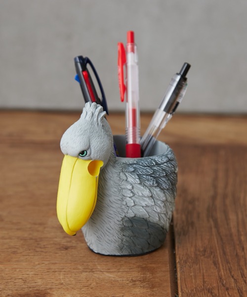 BIRTHDAY BAR（バースデイバー）の「ハシビロコウ ペンスタンド（ステーショナリー・レディース・グレー・フリー）」の13枚目の写真