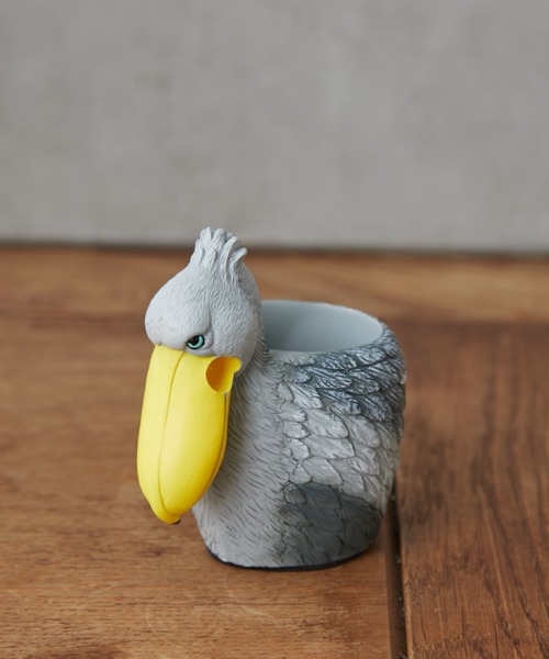 シルバー　クワガタムシ　アート　ペン・スタンド　バカラ　ヴィンテージ ハシビロコウ ペンスタンド（ステーショナリー）｜BIRTHDAY BAR